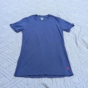 Polo Ralph Lauren 4D Flex Blue T-Shirt Men's Medium Red Pony Tee